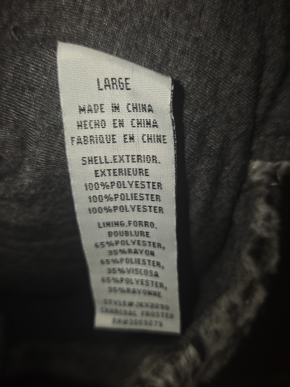 Altar'd State Charcoal Frosted Sherpa Quarter Zip Jacket L - Picture 5 of 6